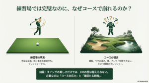 コースと練習場の違い