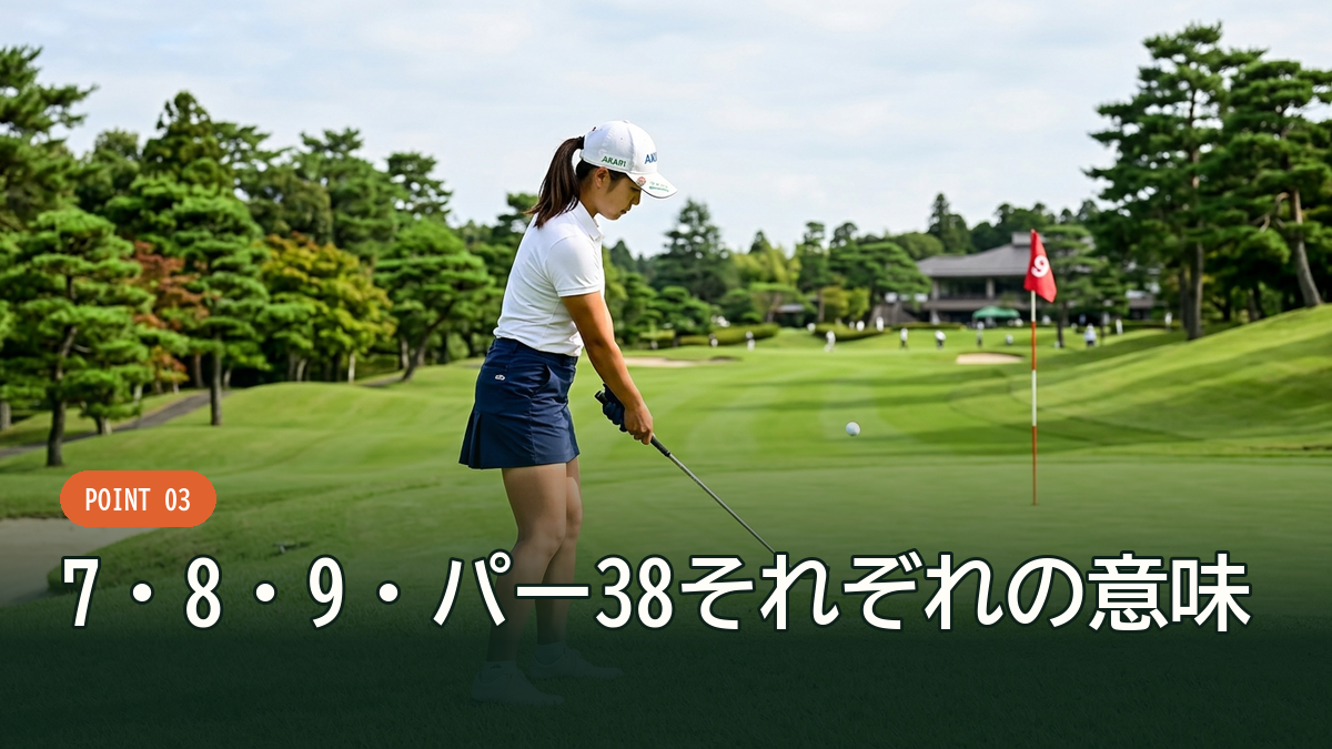 グリーン周りからアプローチを打つ場面