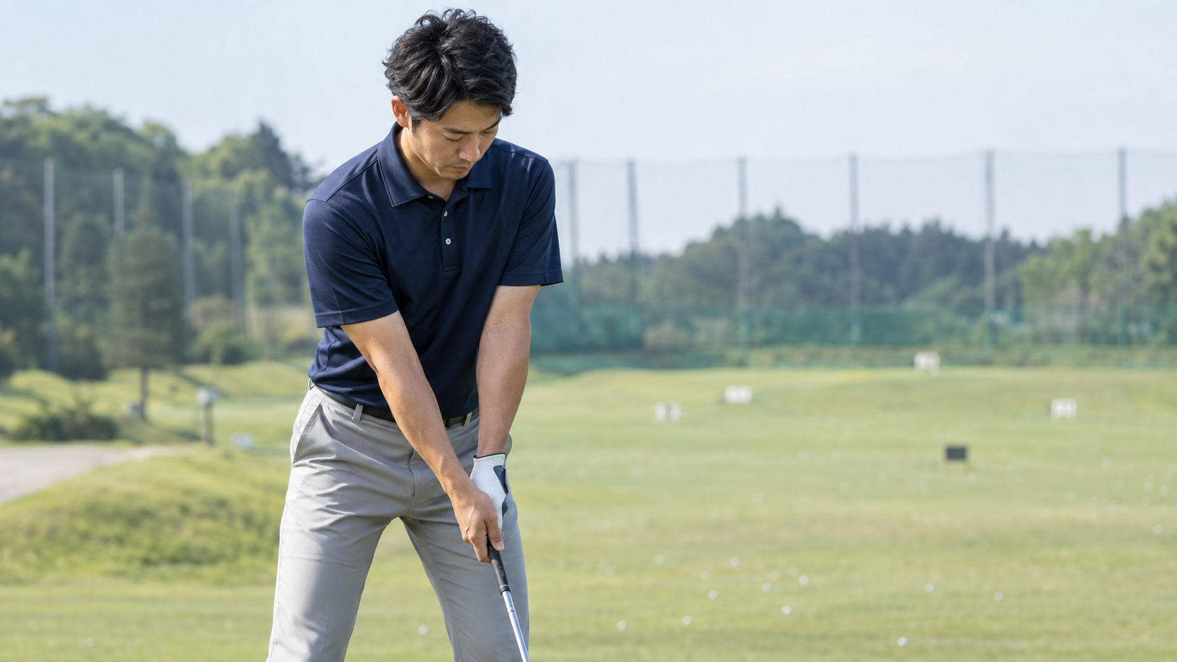 左手の握り方と腕の回転を順番に確認しましょう