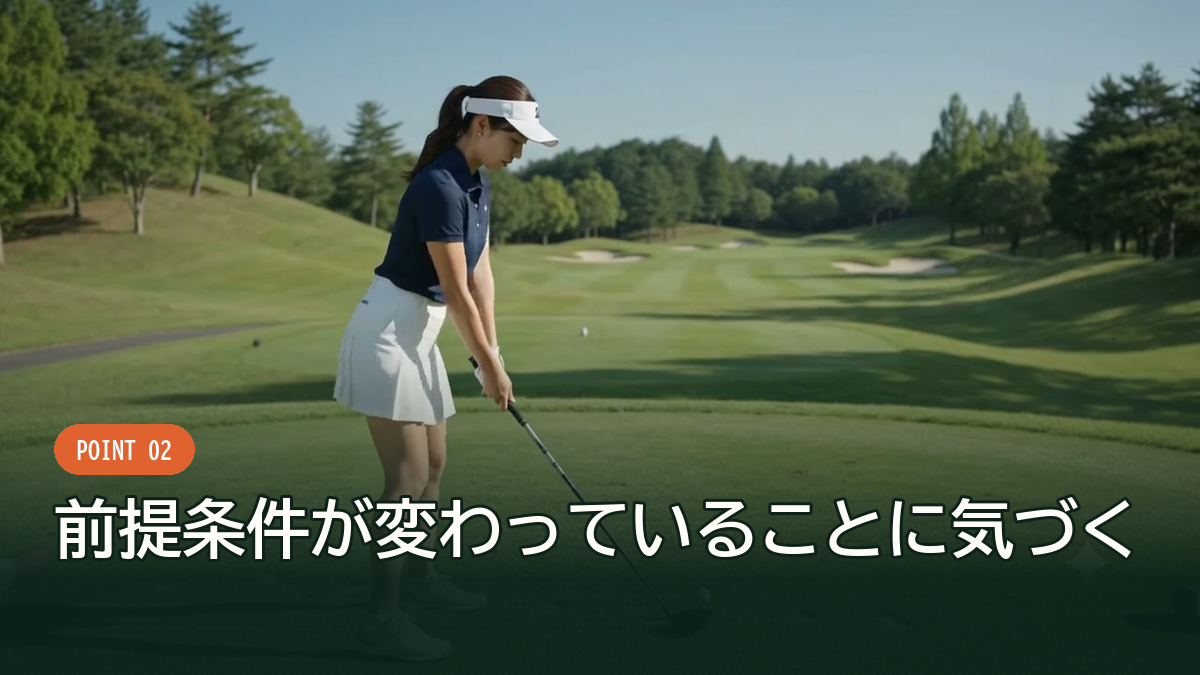 日によって変わる体のコンディションとアドレス